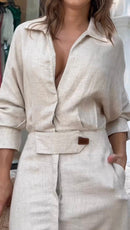 Vestido Floratta - Linho Premium (Leve e Soltinho)