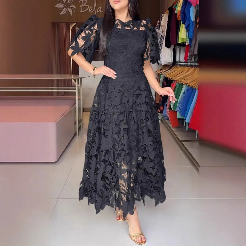 ✨ Vestido Anaju – Renda Premium & Conforto