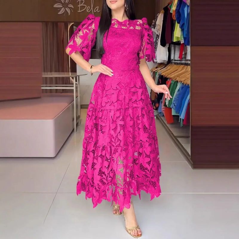 ✨ Vestido Anaju – Renda Premium & Conforto